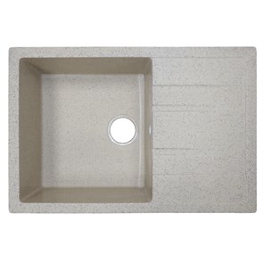 {{photo.Alt || photo.Description || 'Кухонная мойка AZARIO Rio 750x505x185 искусственный мрамор, с &quot;крылом&quot;, сифон в комплекте, цвет песочный (CS00105228)'}}