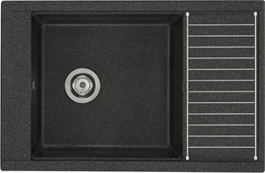 {{photo.Alt || photo.Description || 'Кухонная мойка AQUATON Делия 78, графит (1A715132DE210)'}}