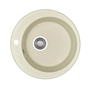 {{photo.Alt || photo.Description || 'Кухонная Мойка Иверия Кругл. 480мм.Жемчуг (аналог бел) NEW'}}