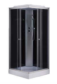 {{photo.Alt || photo.Description || 'Душевая кабина Loranto CS-6491F 900х900х2150 серая, прозрачное стекло 4мм, поддон 13см, профиль сатин (CS-6491G 90*90*215)'}}