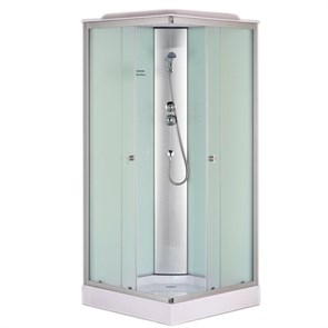 {{photo.Alt || photo.Description || 'Душевая кабина Loranto CS-6491F 900х900х2150 белая, прозрачное стекло 4мм, поддон 13см, профиль сатин (CS-6491F(CS-8072), 90*90*215)'}}