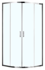 {{photo.Alt || photo.Description || 'Душевое ограждение Azario MILTON 900х900х2000, БЕЗ ПОДДОНА, полукруглое, прозрачное стекло 6 мм, цвет профиля серебро (AZ-ND2142 900)'}}