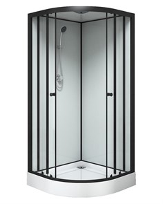 {{photo.Alt || photo.Description || 'Душевая кабина Loranto NEO 90x90x(190+15) с низким поддоном 15см, прозрачное закаленное стекло 5 мм, задние стеклянные стенки белые, профиль черный-матовый (CS-22109)'}}