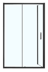 {{photo.Alt || photo.Description || 'Душевое ограждение AZARIO 1200х800х2000, БЕЗ ПОДДОНА, прозрачное стекло 6 мм, открывание налево, цвет профиля черный (AZ-ND1131-L 1200 BLACK)'}}