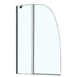 {{photo.Alt || photo.Description || 'Шторка для ванны Azario BOSTON 100*140 хром, прозрачное стекло 6 мм (AZ-142)'}}