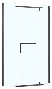 {{photo.Alt || photo.Description || 'Душевое ограждение AZARIO EDMONTON 900х900х2000 стекло прозрачное 8 мм. профиль черный (AZ-NNC3231-1 900 BLACK)'}}