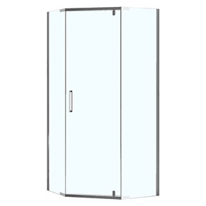 {{photo.Alt || photo.Description || 'Душевое ограждение Loranto NEO 100x100x195 прозрачное закаленное стекло 8 мм, Easy clean, профиль серебро, без поддона (CS-22108-100)'}}