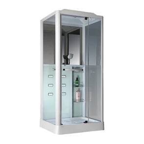 {{photo.Alt || photo.Description || 'Душевая кабина с тропическим душем CS 126  R 90*100*235 см белая (правая)  дверь распашная слева направо'}}
