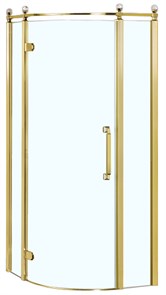 {{photo.Alt || photo.Description || 'Душевое ограждение Azario ONTARIO 900х900х2000 L без поддона, прозрачное стекло 8 мм, цвет профиля золото глянцевое (AZ-NBB2231-L 900 GOLD)'}}