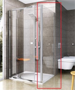 {{photo.Alt || photo.Description || 'Боковая неподвижная стенка Ravak Pivot PPS-100 блестящая + Транспарент'}}