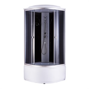 {{photo.Alt || photo.Description || 'Душевая кабина Loranto 120x120x215 стекло 4 мм. поддон 43 см, задняя стенка черное стекло, алюминиевый профиль матовый хром (CS-1200ТМ/G)'}}