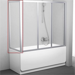 {{photo.Alt || photo.Description || 'Боковая стенка для шторки на ванну Ravak Supernova APSV 80 профиль Сатин стекло Transpare (95040U02Z1)'}}