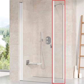 {{photo.Alt || photo.Description || 'Душевая стенка Ravak Chrome CPS-90 профиль Белый стекло Transparent (9QV70100Z1)'}}