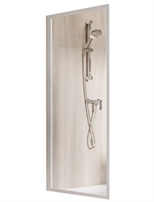 {{photo.Alt || photo.Description || 'Неподвижная душевая стенка Ravak Supernova PSS-90, профиль белый, цвет стекла &quot;Водная зябь&quot;'}}