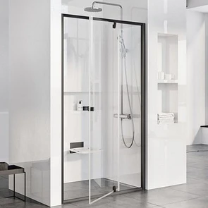 {{photo.Alt || photo.Description || 'Душевая дверь Pivot PDOP2-120 черный + транспарент'}}