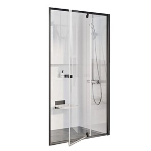 {{photo.Alt || photo.Description || 'Душевая дверь Ravak Pivot PDOP2-100 распашная, стекло Transparent, профиль Черный (03GA0300Z1)'}}