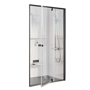 {{photo.Alt || photo.Description || 'Душевая дверь Pivot PDOP2-100 черный + транспарент'}}