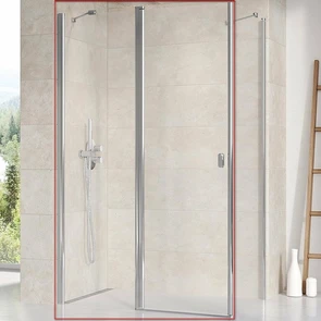 {{photo.Alt || photo.Description || 'Душевая дверь Chrome CRV2-120 блестящий Transparent (для уголка нужно 2 шт.)'}}