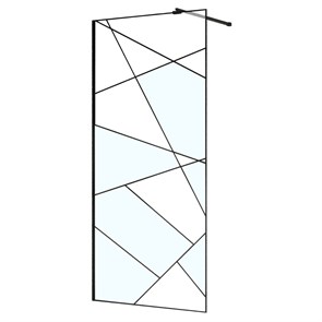 {{photo.Alt || photo.Description || 'Душевая перегородка Azario Walk-in 900x1950 в рамке, графический принт, толщина стекла 8 мм, профиль черный матовый (AZ-271-90-MB-CGP)'}}