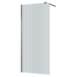 {{photo.Alt || photo.Description || 'Душевая перегородка Azario Walk-in 1100х1950 рифленое стекло 8 мм, профиль графит матовый (AZ-251-110-MGR-CRF)'}}