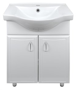 Комплект Тумба Коралл-55 (550х870х430) с раковиной Basic 55 (CS00070535) CS00070535