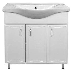 Комплект Тумба Коралл-80 (800х860х460) с раковиной Basic 80 (CS00070578) CS00070578