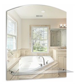 {{photo.Alt || photo.Description || 'Зеркало LORANTO Шанс-люкс 490х675, фацет, с полкой'}}