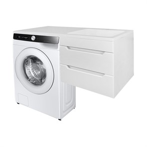 {{photo.Alt || photo.Description || 'Комплект тумба Loranto Палермо 120/2 подвесная, под стиральную машинку (60), с раковиной Изабелла 120, правая, белая (CS00093190)'}}