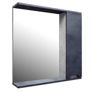 {{photo.Alt || photo.Description || 'Зеркало-шкаф Loranto Florena 70 700х135х600 правый, темный бетон (CS00090037)'}}