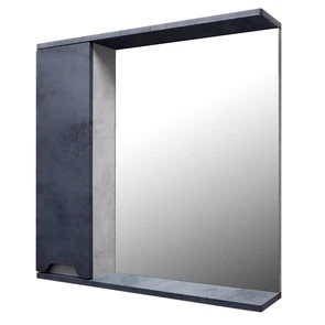 {{photo.Alt || photo.Description || 'Зеркало-шкаф Loranto Florena 70 700х135х600 левый, темный бетон (CS00090036)'}}