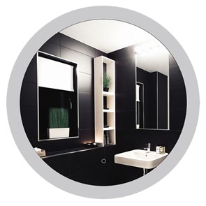 {{photo.Alt || photo.Description || 'Зеркало Loranto РИО D770 круглое, с подсветкой, сенсорный выключатель с функцией диммера (CS00098011)'}}