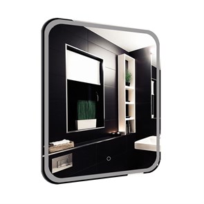 {{photo.Alt || photo.Description || 'Зеркало Loranto Дина 68,5х89 с подсветкой, сенсорный выключатель с функцией диммера (CS00098008)'}}