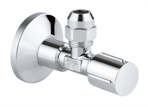{{photo.Alt || photo.Description || 'Вентиль угловой GROHE 1/2″-3/8″ для подключения смесителей, хром (22037000)'}}