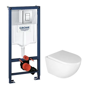 {{photo.Alt || photo.Description || 'Сет инсталляция Grohe 38772001 Rapid SL 3 в 1 + ORMI Унитаз подвесной Торнадо с сиденьем микролифт, дюропласт.'}}