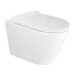 {{photo.Alt || photo.Description || 'Унитаз подвесной Azario Vento 480х370х360 безободковый, с быстросъемным сиденьем микролифт (AZ-2001)'}}