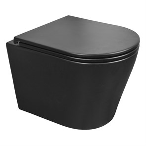 {{photo.Alt || photo.Description || 'Унитаз подвесной Azario Teramo 515х355х365 безободковый с сиденьем микролифт, черный матовый (AZ -053E-R-MB)'}}