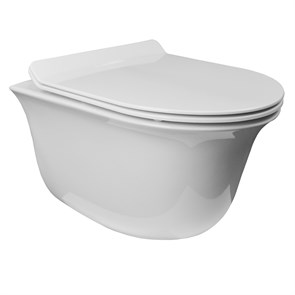 {{photo.Alt || photo.Description || 'Унитаз подвесной Azario Felice 490х360х360 безободковый, быстросъемное сиденье микролифт (AZ-0051)'}}