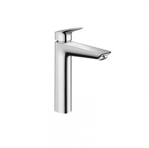 {{photo.Alt || photo.Description || 'Смеситель для раковины Hansgrohe Logis 190, со сливным гарнитуром, однорычажный, хром (71090000)'}}