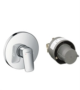 {{photo.Alt || photo.Description || 'Смеситель для душа Hansgrohe Logis, однорычажный, хром (71666000)'}}