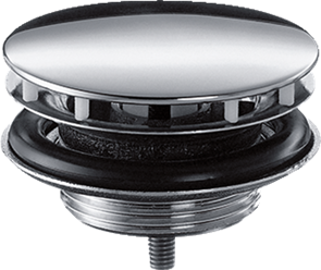 {{photo.Alt || photo.Description || 'Донный клапан для раковины Hansgrohe с фиксированной крышкой, хром (50001000)'}}