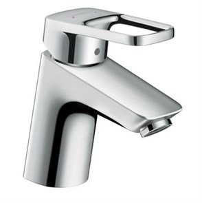 {{photo.Alt || photo.Description || 'Смеситель для раковины Hansgrohe Logis Loop, однорычажный, с донным клапаном, хром (71150000)'}}