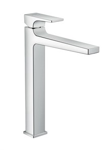 {{photo.Alt || photo.Description || 'Смеситель для раковины в форме таза 260, Metropol однорычажный, с рычаговой рукояткой, со сливным клапаном Push-Open, хром 32512000'}}