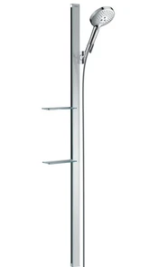 {{photo.Alt || photo.Description || '27646000 Raindance Select S Душевой набор 120 3jet with shower bar 150 cm and 2 soap dishes, хром'}}