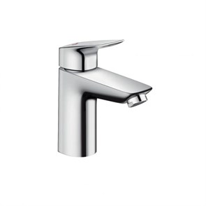 {{photo.Alt || photo.Description || 'Смеситель для раковины Hansgrohe Logis 100 CoolStart, со сливным гарнитуром, однорычажный, хром (71102000)'}}