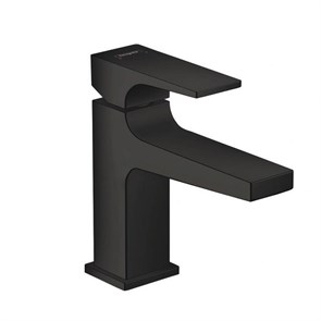 {{photo.Alt || photo.Description || 'Смеситель для раковины 100, Metropol, однорычажный, с рычаговой рукояткой, со сливным клапаном Push-Open  черный матовый 32500670'}}