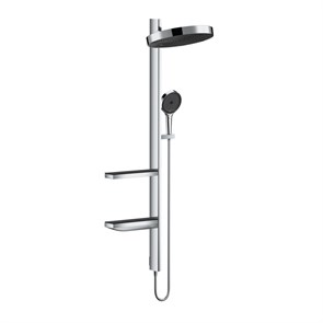 {{photo.Alt || photo.Description || 'Душевая колонна Hansgrohe Rainfinity Showerpipe 360 1jet, скрытый монтаж, хром (26842000)'}}