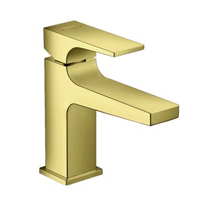 {{photo.Alt || photo.Description || 'Смеситель для раковины 100, Metropol, однорычажный, с рычаговой рукояткой, со сливным клапаном Push-Open полированное золото 32500990'}}