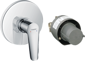 {{photo.Alt || photo.Description || 'Смеситель для душа Hansgrohe Logis E, однорычажный, хром (71608000)'}}