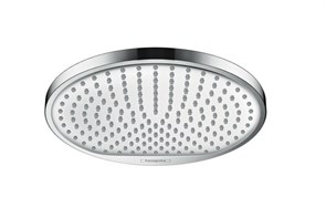{{photo.Alt || photo.Description || 'Верхний душ Hansgrohe Crometta S 240 1jet, круглый, белый/хром (26723000)'}}