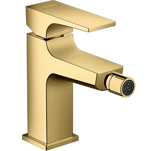 {{photo.Alt || photo.Description || 'Смеситель для биде, однорычажный, со сливным клапаном Push-Open, полированное золото 32520990 Metropol'}}